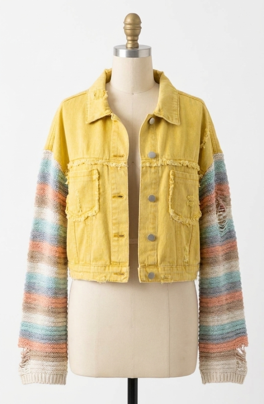 NEW POL sunny jacket in yellow